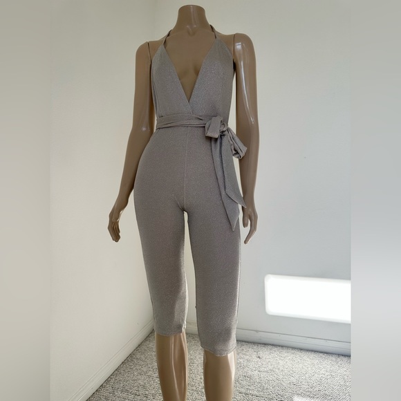 Shiny jump suit club or birthday size S used - Picture 5 of 9